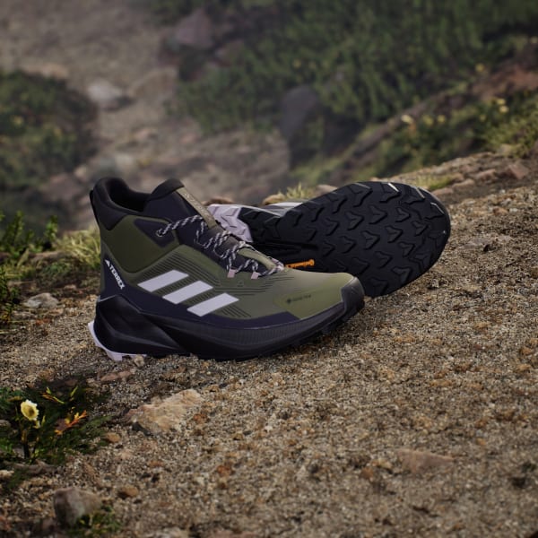 adidas Terrex Trailmaker 2.0 Mid Gore Tex Hiking Shoes Green Free Shipping with adiClub adidas US