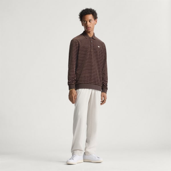 Originals Velour Long Sleeve Polo