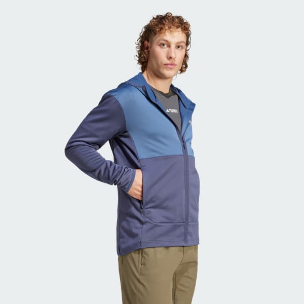 Bla TERREX XPERIOR LIGHT FLEECE HOODED JACKA