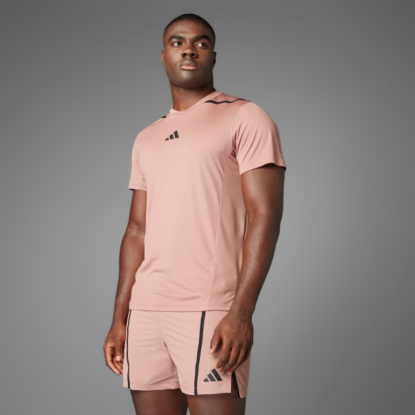 สีชมพู เสื้อยืด Designed for Training Pro-Series