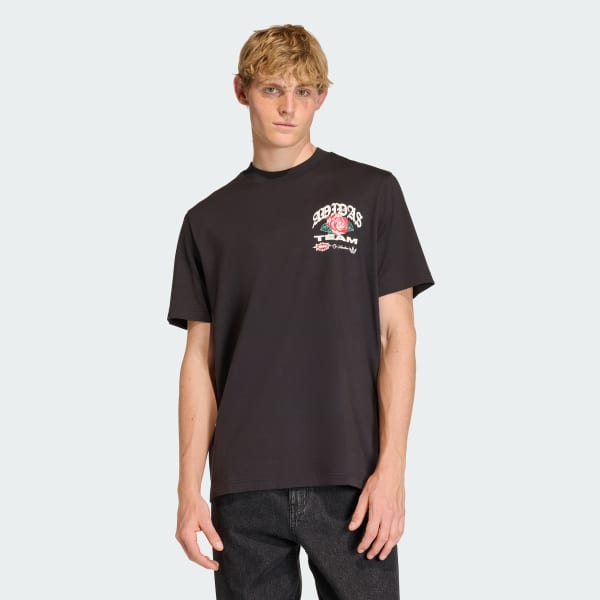 Negro POLERA GFX ROSES