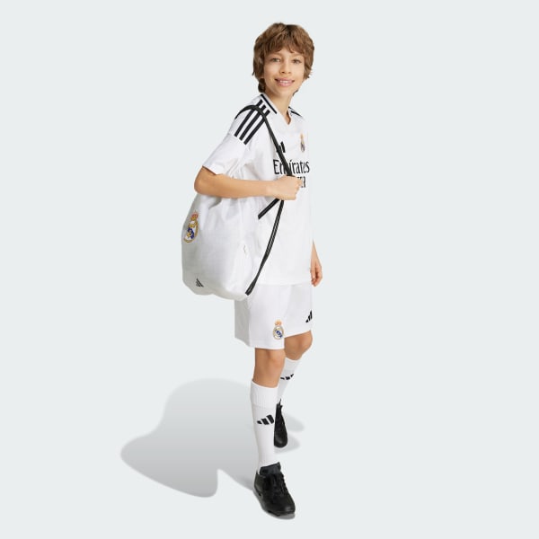 Branco Camisa 1 Real Madrid 24/25 Infantil