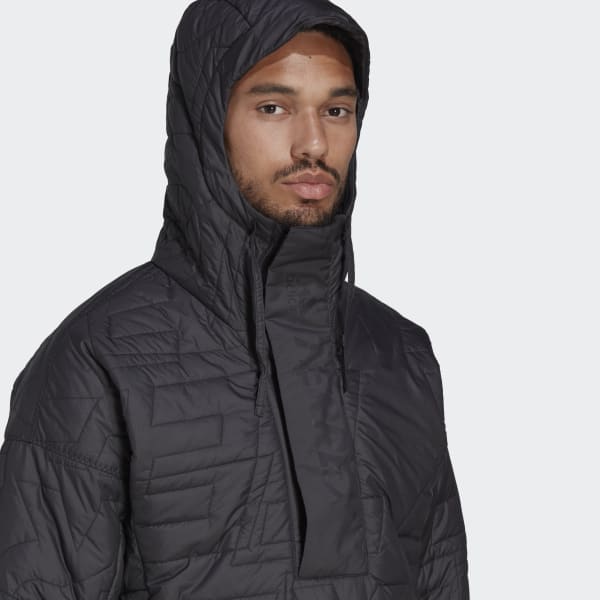 Czerń TERREX Free Hiker Made To Be Remade Padded Anorak