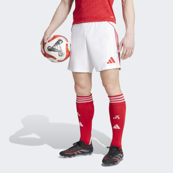 adidas Arsenal 25/26 Home Shorts - White | Free Shipping with adiClub