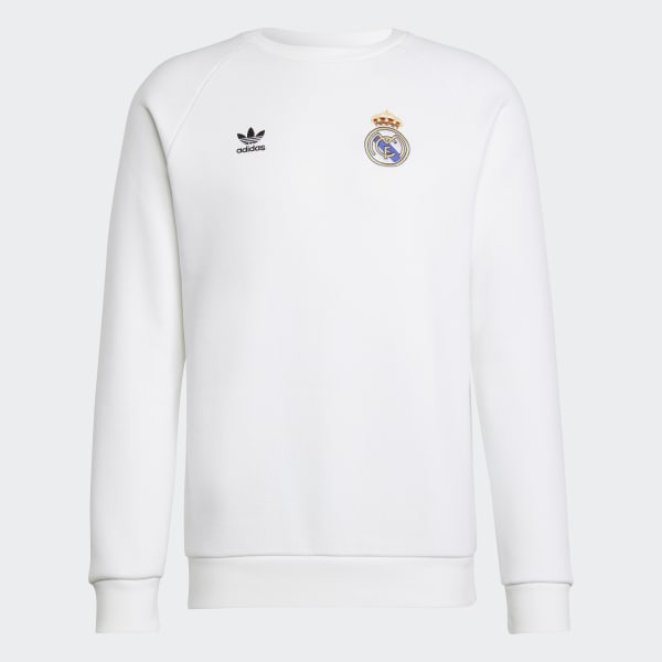 Bialy Real Madrid Essentials Trefoil Crewneck Sweatshirt BUN73