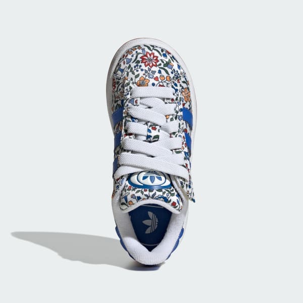 Azul Zapatilla Campus 00s x Liberty London Comfort Closure Elastic Lace para bebé