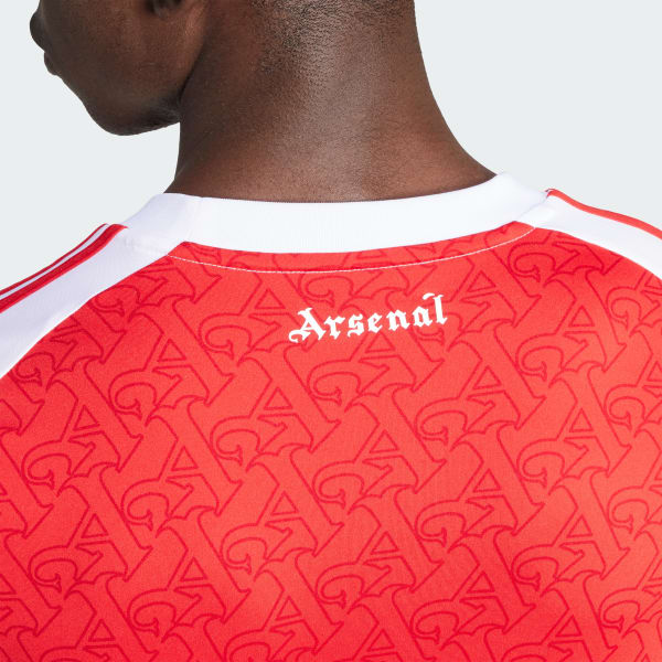 adidas Arsenal 25/26 Long Sleeve Home Jersey - Red | Free