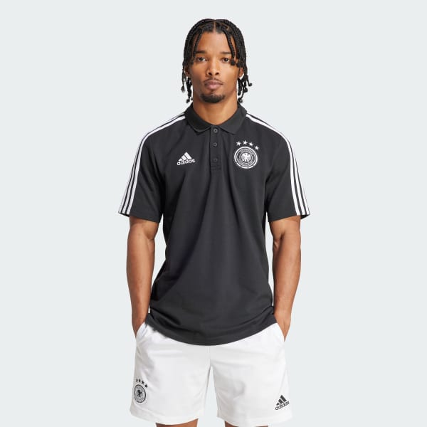 adidas DFB DNA 3-Streifen Poloshirt - Schwarz | adidas Deutschland