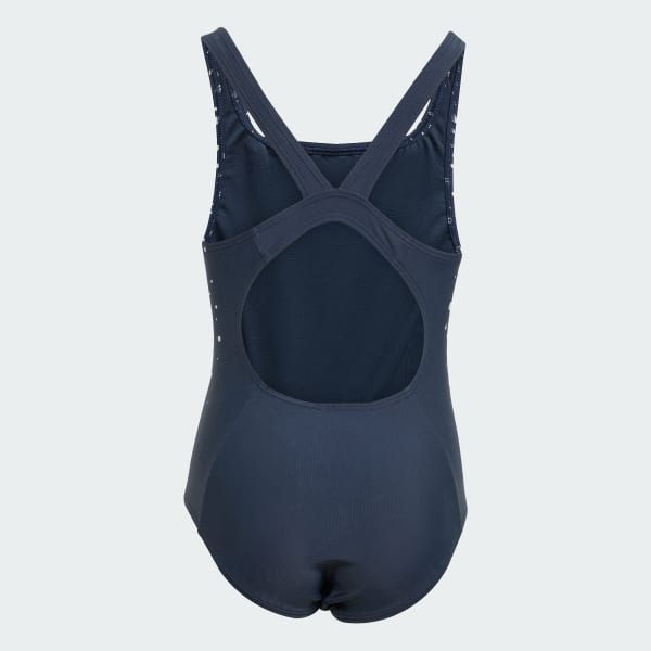 Μπλε Glitter V-back Swimsuit Kids