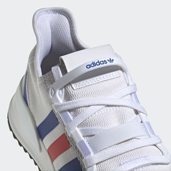 adidas red white and blue running shoes