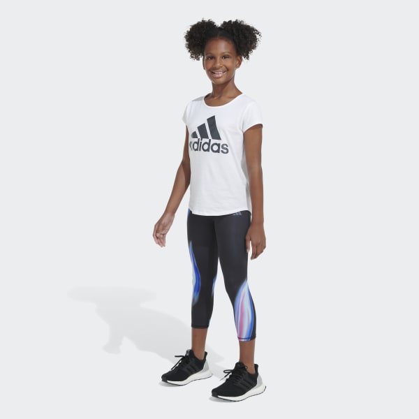 Adidas Navy Feel Brilliant AEROREADY You For You 7/8 Leggings Size