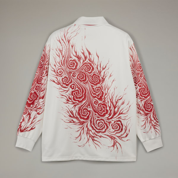 adidas Y-3 JFA Long Sleeve Tee - White | Free Shipping with