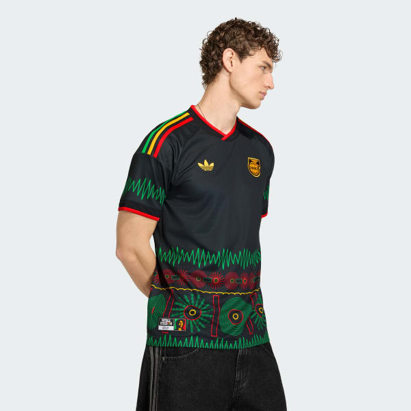 Nero Maglia Away Giamaica 26 x Bob Marley