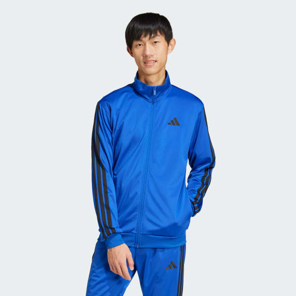 クラシック adidas Free | Blue - Jacket Track Regular Tricot 3-Stripes トップス