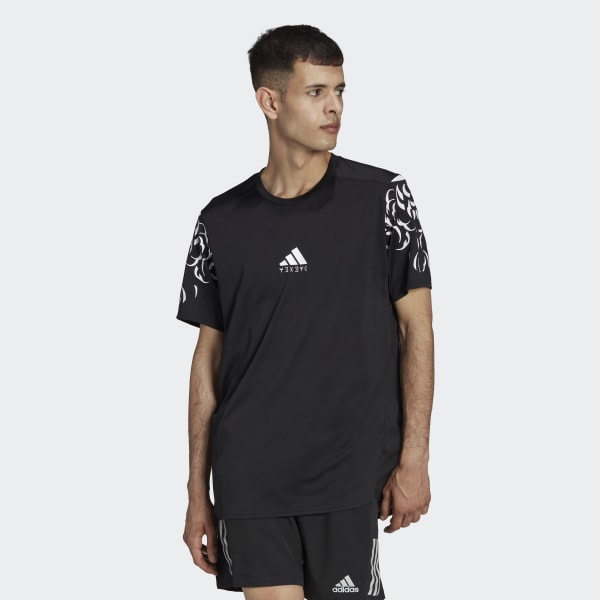 adidas Marvel Black Panther Graphic Running T-Shirt - Black | adidas ...