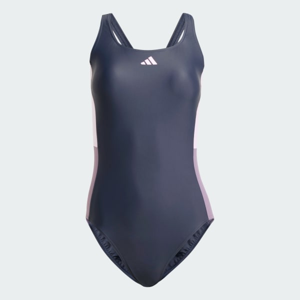 adidas Colourblock Swimsuit Blue adidas India