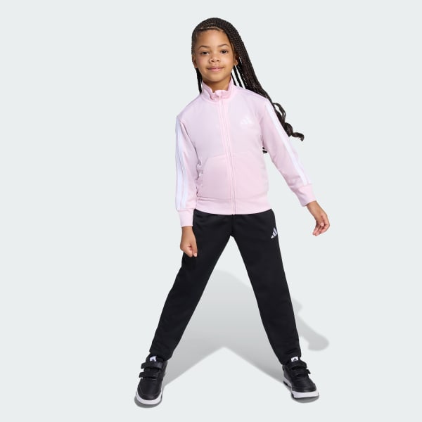 Rosa Fato de Treino Climacool Essentials – Criança