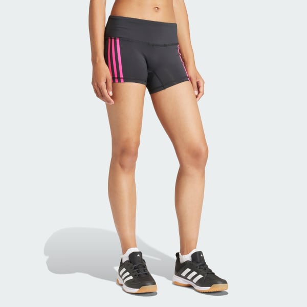 Svart 3-Stripes Short Tights