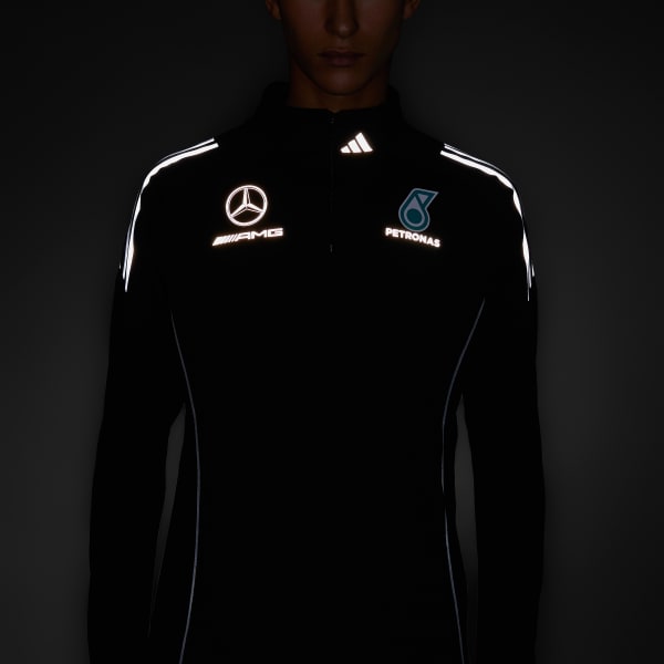 Svart MERCEDES - AMG PETRONAS FORMULA ONE TEAM MECHANICS TRÖJA