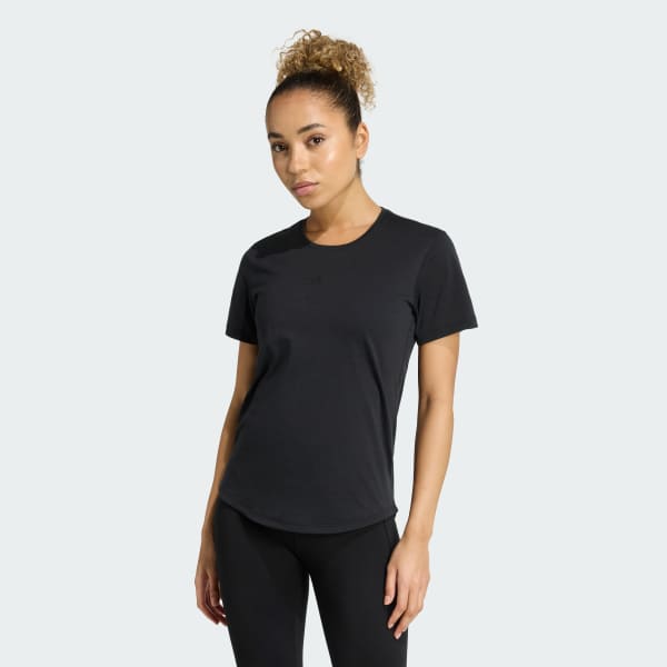 Black Yoga Essentials Tee