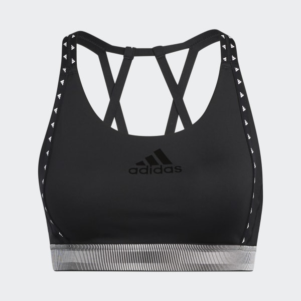 adidas Women's Don't Rest Alphaskin Padded Bra, Purple Tint – Fanletic