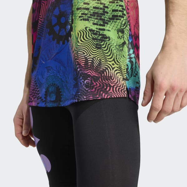 adidas x Jeremy Scott Allover Print Tank Top - Yellow | Free