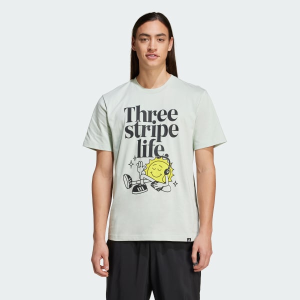 Vert T-shirt graphique Positivity