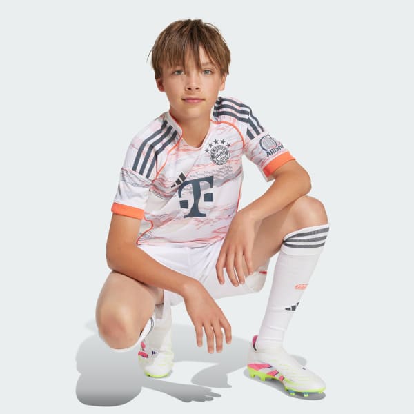 Adidas FC Bayern 25/26 Away Jersey Kids GLOBAL SHIPPING