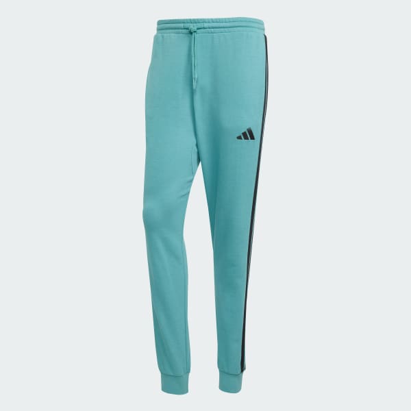 tyrkysová Tepláky Essential 3-Stripes French Terry