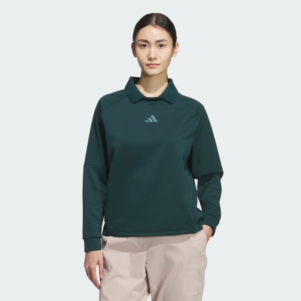 グリーン 【ゴルフ】スウェットシャツ 長袖