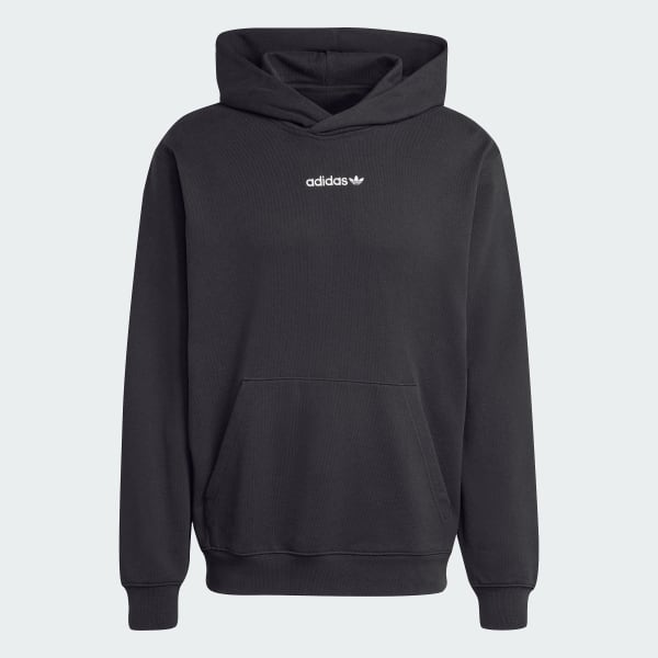 Adidas originals graphic hoodie - men's black/white online