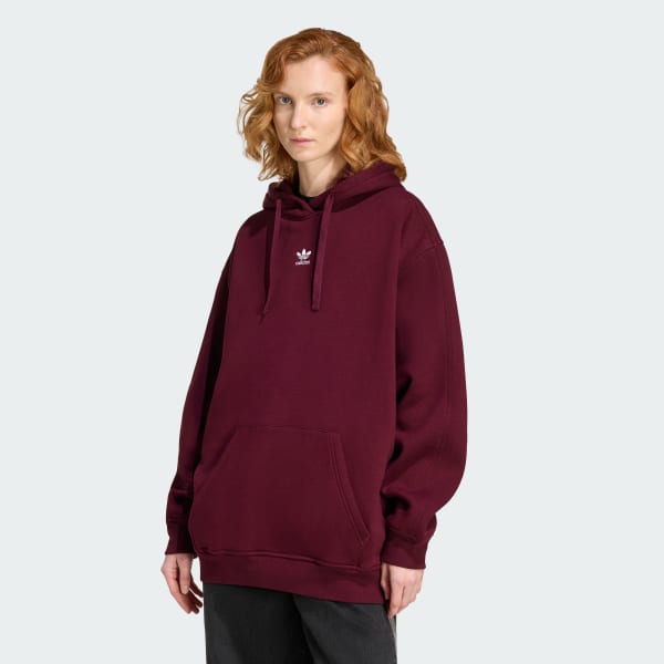 Bordeaux OVERSIZED FLEECE HOODIE