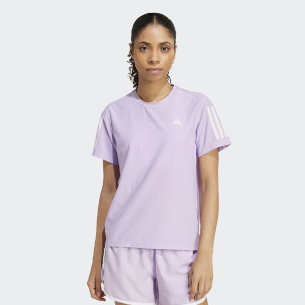 adidas Own The Run Tee - White | Free Shipping with adiClub