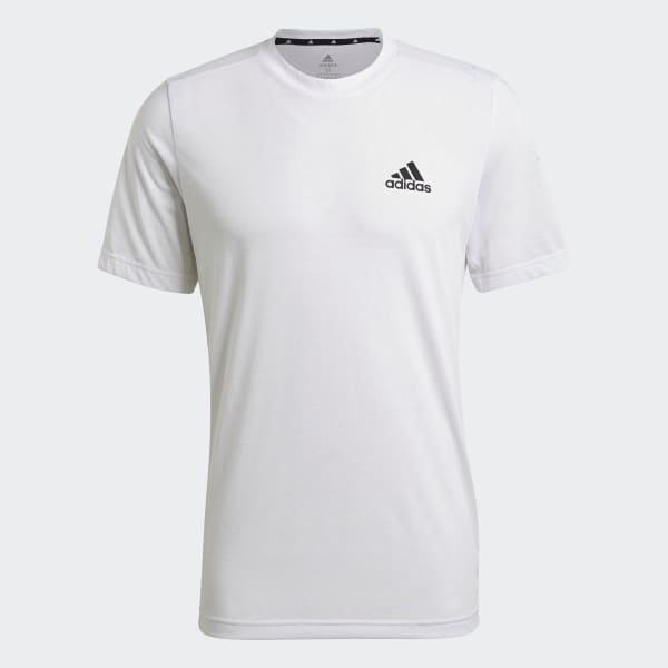 Branco Camiseta Esportiva AEROREADY Designed 2 Move Feelready IWO37