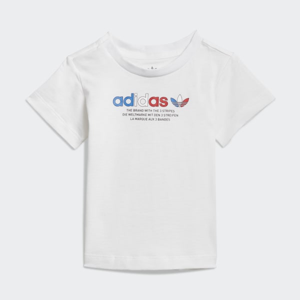 adidas t shirt shorts set