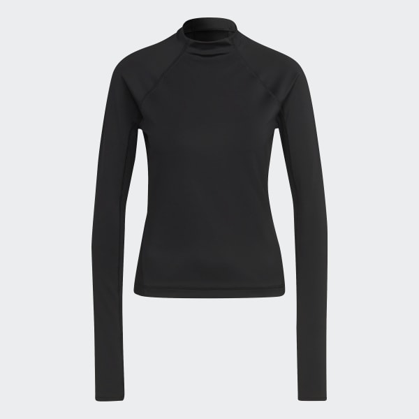 Black Karlie Kloss Long Sleeve Tee JKA38