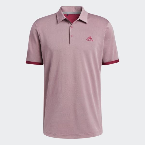 Pink Two-Tone Piqué Polo Shirt N4904