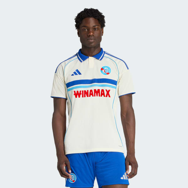 Wit RC Strasbourg 25/26 Uitshirt