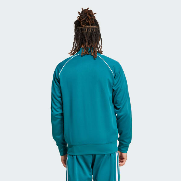 สีเทอร์คอยส์ เสื้อแทรคแจ็คเก็ต Adicolor Classics SST