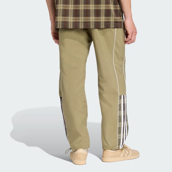 Yesil Tartan Loose Eşofman Altı