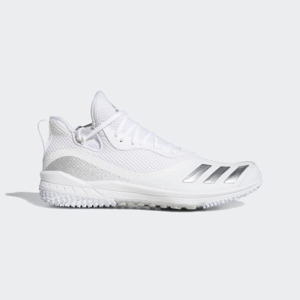 white adidas turf shoes