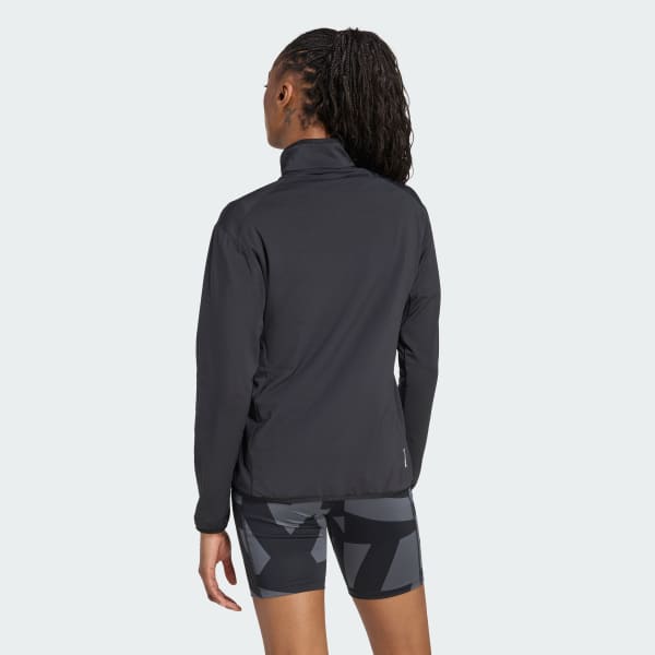 Black Terrex Multi CLIMAWARM Half-Zip Tech Fleece 재킷