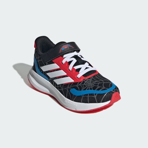Svart adidas Marvel Spider-man Runfalcon Skor Barn