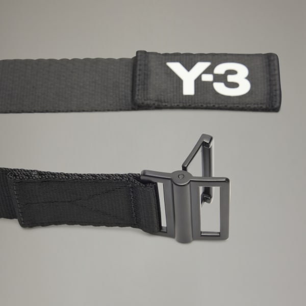 Svart Y-3 Classic Logo Belt
