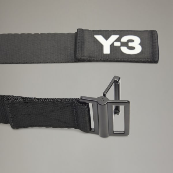 zwart Y-3 Classic Logo Riem