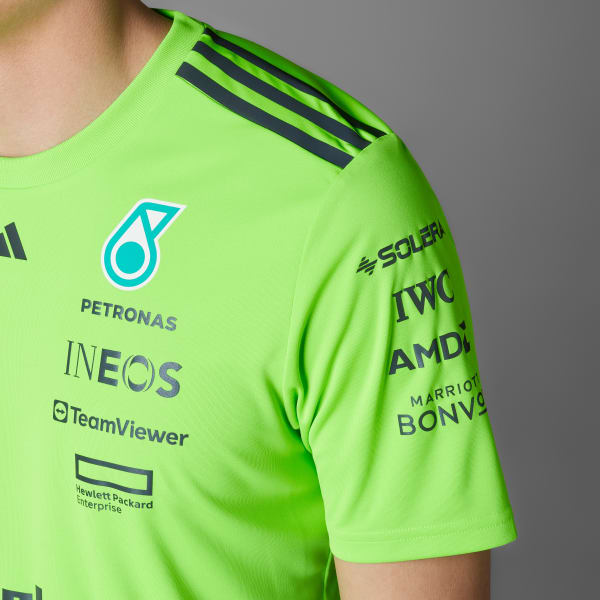 Verde CAMISETA MERCEDES - AMG PETRONAS FORMULA ONE TEAM SET UP