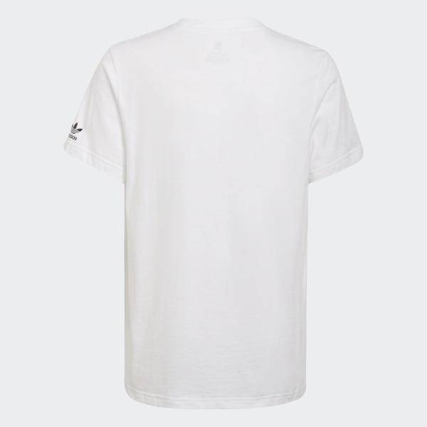 Blanco Camiseta Estampada