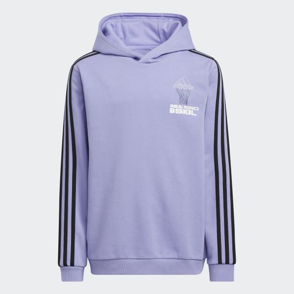Fioletowy Real Madrid Graphic Hoodie NWN14