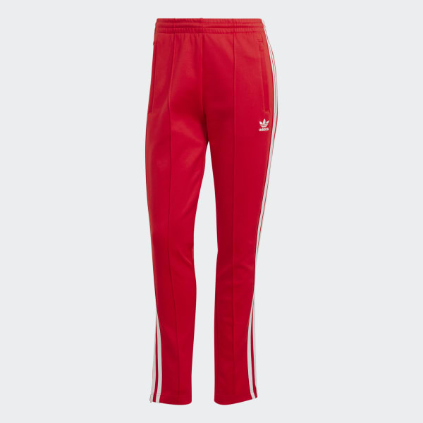 All red adidas pants hot sale