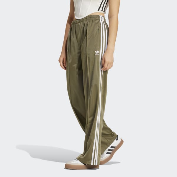 adidas Firebird Loose Track Pants - Green | adidas Thailand